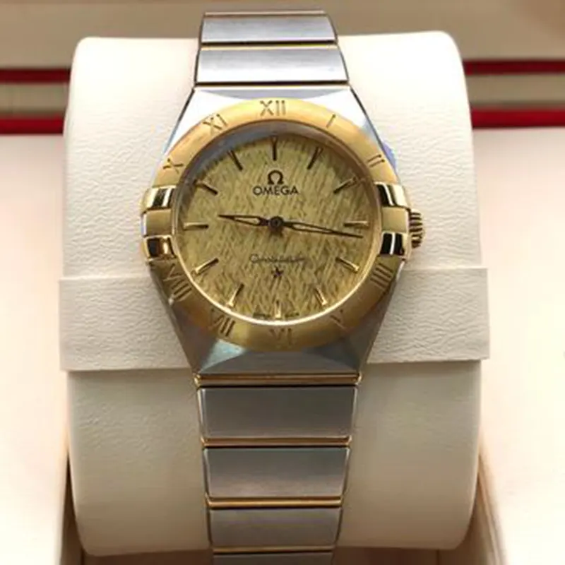 Omega Constellation Yellow Gold on Steel Ladies Watch- 131.20.28.60.08.001